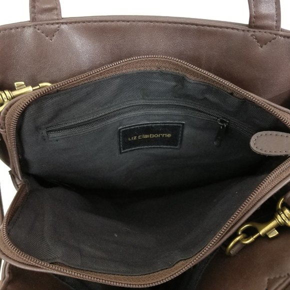 LIZ CLAIBORNE Deep Brown Purse / Shoulder Bag - Picture 7 of 7